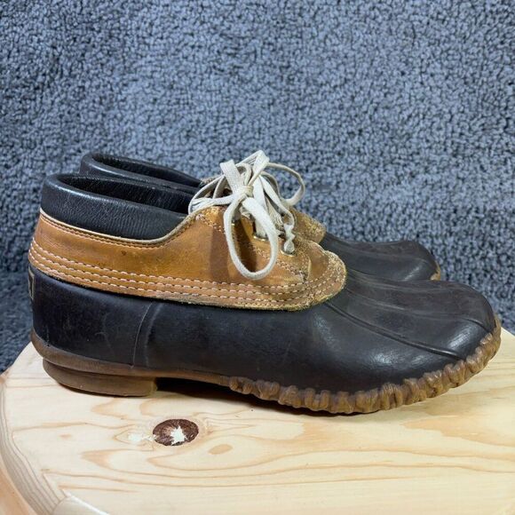 LL Bean Boots Maine Hunting Shoe Men Size 10 Leather Duck Waterproof Made in USA main image 4